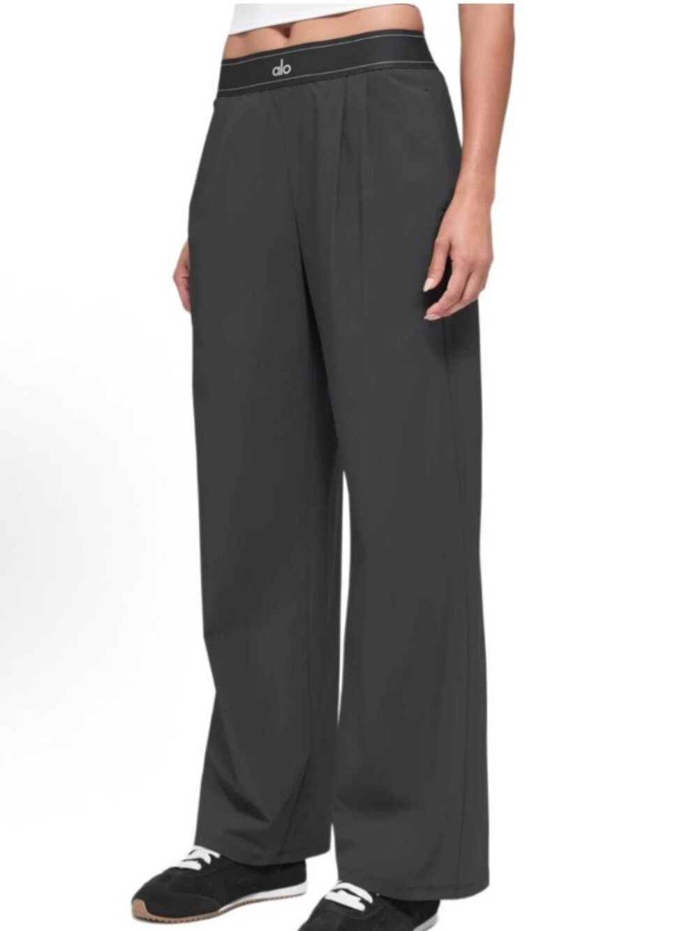 NWT💖Dark Gray ALO Yoga Suit Up Trouser Casual straight legs (Regular)😀